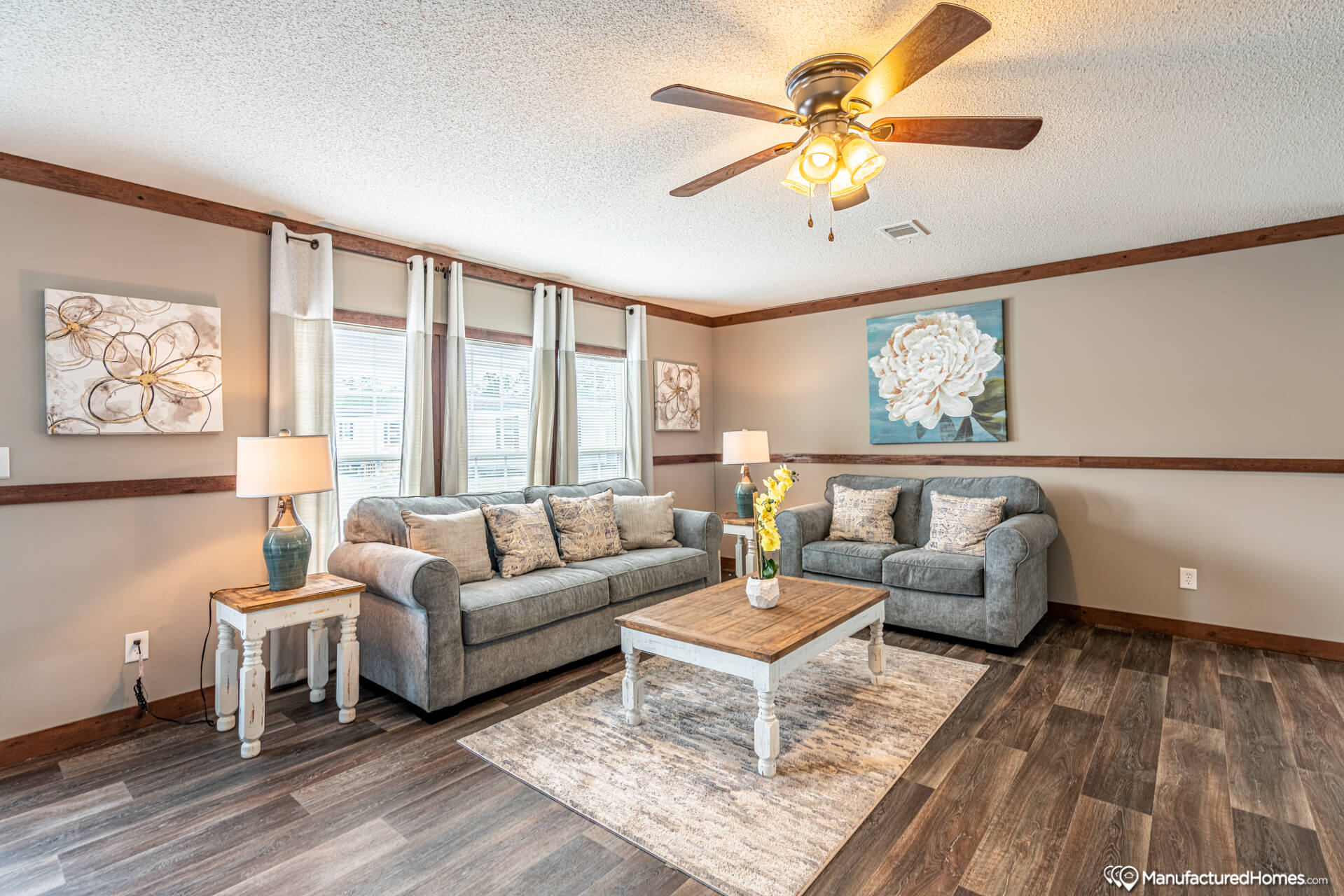 Painted Sheetrock The Highlander H3764XPS by Live Oak Homes Marty